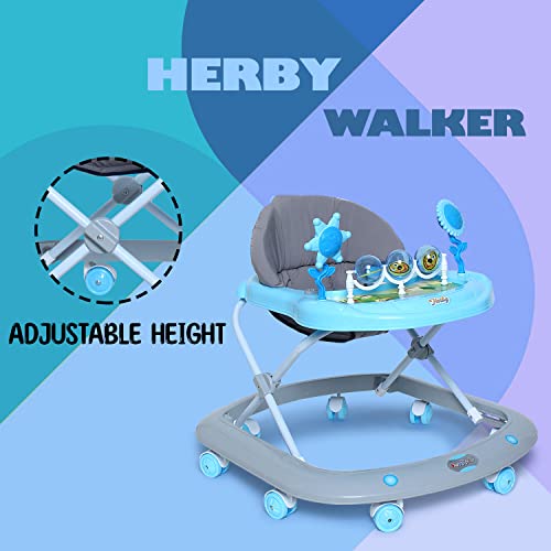 Fun-Ride-Baby-Walker-6-to-18-Months-Herby-Foldable-Activity-Walker-with-Adjustable-Height-for-Boys-and-Girls-1-Qty-Blue-Colour