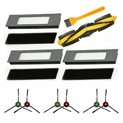 GLBMMLTHZP 11pcs / Set Filtre for rouleaux for rouleaux Filtrer les pinceaux principaux for Ecovacs Deebot Ozmo 950 920 960 980 Pièces d'aspirateur de robot balayant Pièces d'aspirateur