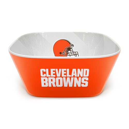 Image of YouTheFan NFL Cleveland Browns Large Party Bowl