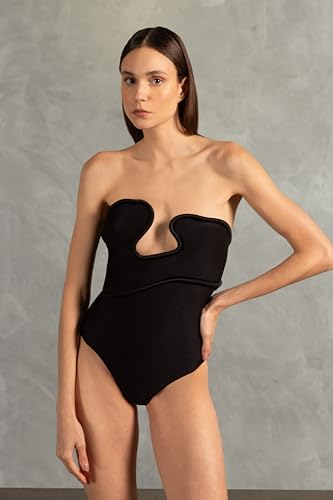 Waves Strapless Swimsuit3