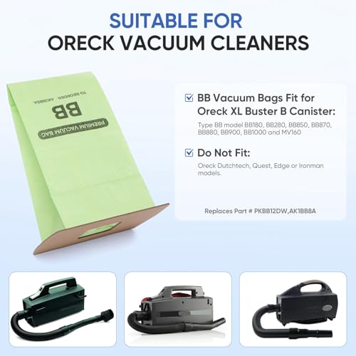 La mejor selección de Bolsas para aspiradoras de mano del mes. 17 Bolsas para aspiradoras de mano marca BIHARNT (2)