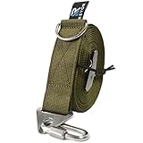 REVOR (リボル) サビない 小川張り タープ延長ベルト ワンタッチ 耐荷重200kg 収納ゴムコード付き 5.2m (モスグリーン)