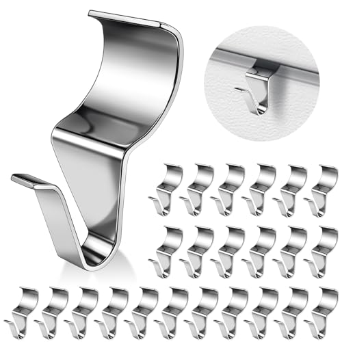 Vicsamer 24PCS Vinyl Siding Hook, Thicken Stainless Steel Vinyl Siding