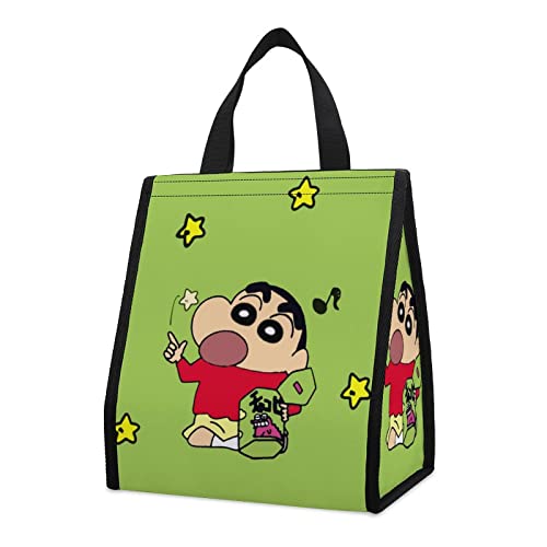 クレヨンしんちゃん ランチバッグ 保冷 保温 折りたたみ 子供用 お弁当 巾着袋 保冷バッグ サーモス 防水 軽量 通勤 通学 がま口 ランチバッグ おしゃれ