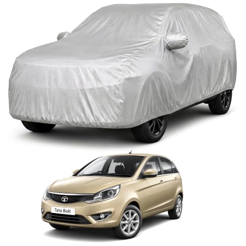 Image of Autofact Car Body Cover Compatible with Bolt | Custom Fit Car Cover | 100% Water-Resistant| Triple-Stitched Lightweight Fabric | Dustproof | Indoor & Outdoor Use | Elastic Bottom
