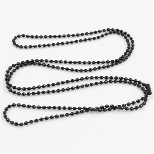 Chaîne à billes pour collier créatif et chaînes d'étiquettes de bagages personnalisés