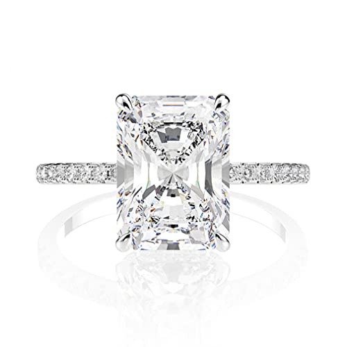 Alliance émeraude argent 925 et carbone zircon le cadeau d'anniversaire idéal pour elle