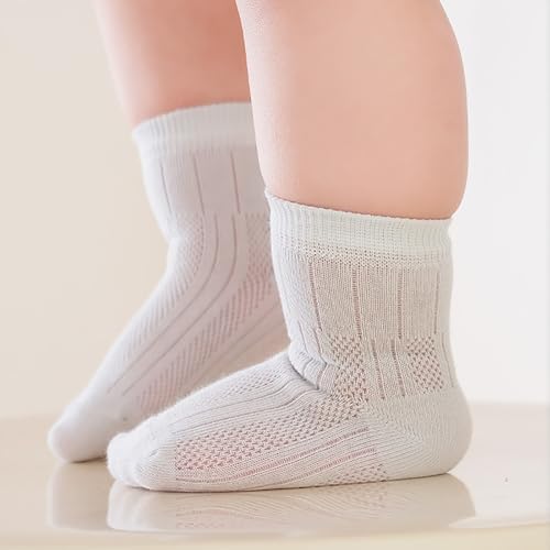 Toddler Socks, 3 Pairs Baby Ankle Socks Kids Unisex Sock Cotton Thin Sock for Newborns Infant 0-5 Year3