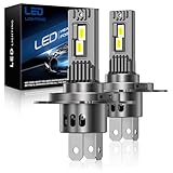 SHINYY Ampoule H4 LED 26000LM, 2026 Nouveau Haute Puissante 6500K Blanche Fraîche Lampes LED H4 HB2 9003 Feux de Croisement/Feux de Route, Plug and Play, Pack de 2