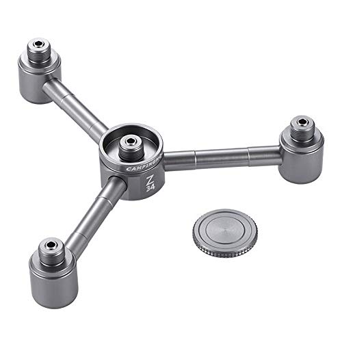 Adaptador de fogão, Romacci Adaptador de fogão a gás externo Conector de suporte de tanque Equipamen