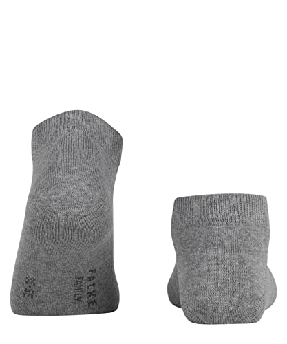 Image of FALKE Women's Family Cotton Sneaker Socks, Greymix, 8-10.5