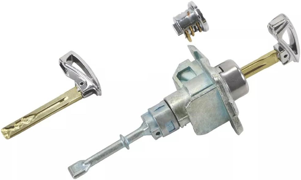 81905-2W000 1 Set Door Lock Cylinder Set Kit with 2 Keys for Hyundai Santa Fe 2013-2018 Replace 819052W000 Left Driver Side