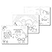 Produktbild DIN A3 Mal-Vorlagen für Kinder I dv_103 I Set mit 30 Blatt I 3 Motive zum Ausmalen I Baustelle Zoo Schule I Neutral Mädchen Jungen weiß