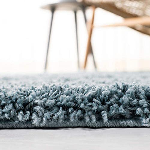 Image of CD Carpet Anti Slip Shaggy Fluffy Fur Rugs and Carpet for Living Room Bedroom Kids Room Plain Circle Carpets for Home with 2 Inch Thickness (Color Royal Blue Size 7x7 Feet Round)