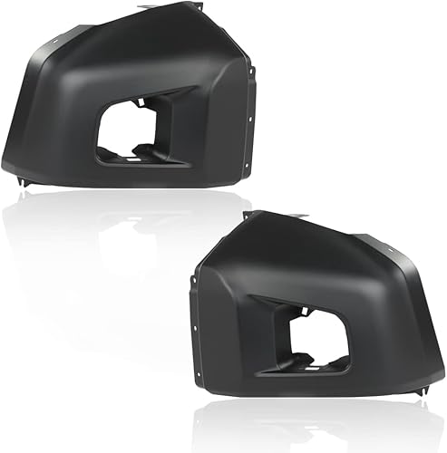 CHEDA Tapa de parachoques delantero izquierdo y derecho, plástico texturizado compatible con Toyota Tundra 2014, 2015, 2016, 2017, 2018, 2019, 2020