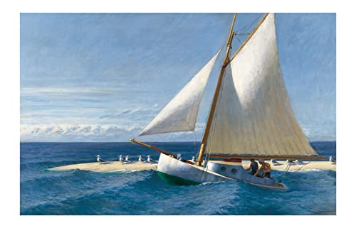 Grand tableau Edward Hopper Martha McKeen affiche encadrée murale