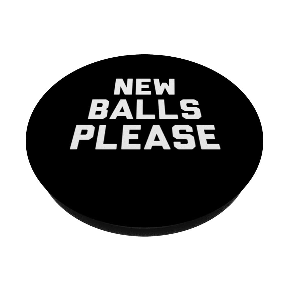 New Balls Please PopSockets Swappable PopGrip, Black - Image 2