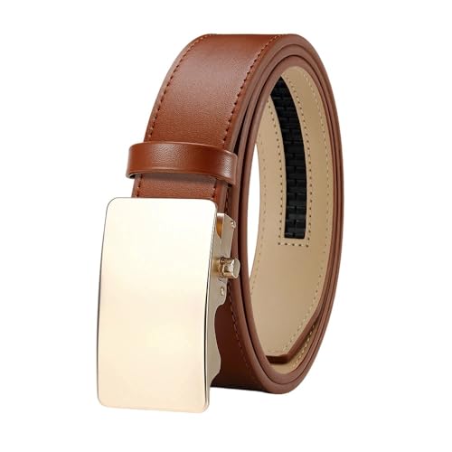 Men's Belt With Metal Ratchet Strap And Metal Buckle, Suitable For Formal Pants. Ak251w-Ta 135cm