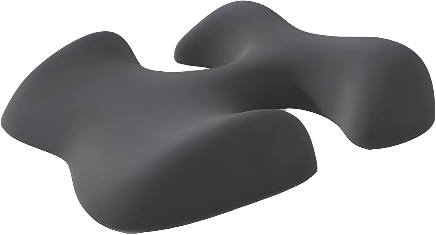 Memory Foam Face Down Pillow, T-Shape Chest Support Pillow for Massage Bed, Breast Pillow with Sweatshirt Fabric, Lumbar Pressure Reduction for Massage Sleep & Nursing