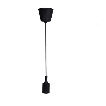Yadav Decor Tungsten Decorative Filament E 27 Holder Ceiling Lamp(Black)