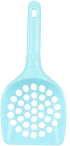 Cuchara de arena de plástico para gatos, pala de arena para gatos, pala de basura de arena con mango cómodo, pala ligera para arena para gatos