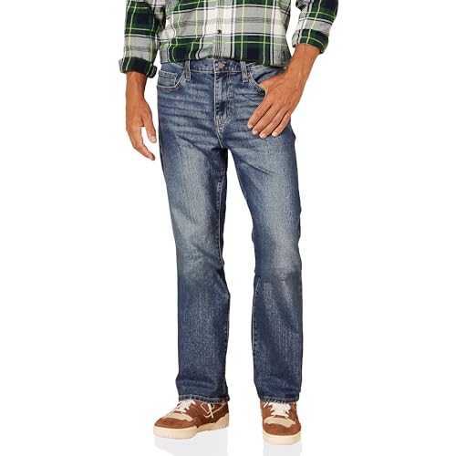 Amazon Essentials Herren Jeans mit gerader Passform und hohem Stretchanteil - Auslauffarben,...