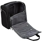 Amazon Basics Underseat Carry On Luggage with Wheels - 14" Rolling Travel Bag, Black - Image 4