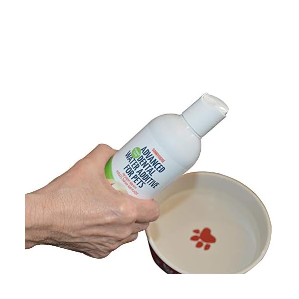 Sonnyridge Dog Advanced Dental Water Additive Removes Tartar and Plaque and Reduces Periodontal Disease for Your Dog or Cat. The Most Advanced Dental Water Additive for Healthy Teeth, and Gums Sonnyridge Dog Advanced Dental Water Additive Removes Tartar and Plaque and Reduces Periodontal Disease for Your Dog or Cat. The Most Advanced Dental Water Additive for Healthy Teeth, and Gums