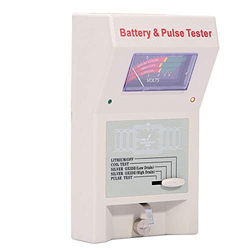 Watch Battery Tester, Quartz Watch Analyzer Compact and Portable Size Suitable for Button Cells in Watches,Calculators and Small Electronics