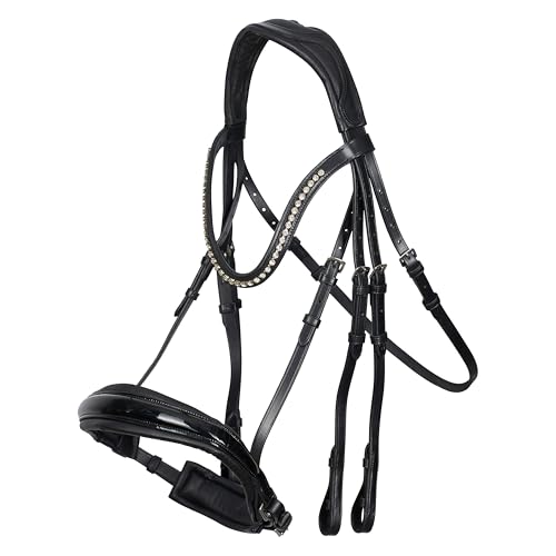 Imperial Riding Kandarenzaum IRHFria, Black Lack-Chrystal, F/S