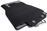 Made in Germany kh Teile W169 Fußmatten/Rips Automatten Original Qualität, Ripsmatten 4-teilig, schwarz mit Absatzschoner