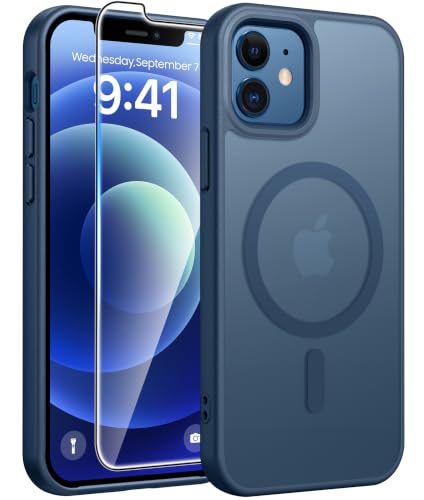 Image of FNTCASE for iPhone 12 / 12 Pro Case, with Screen Protector, Fit for Magsafe