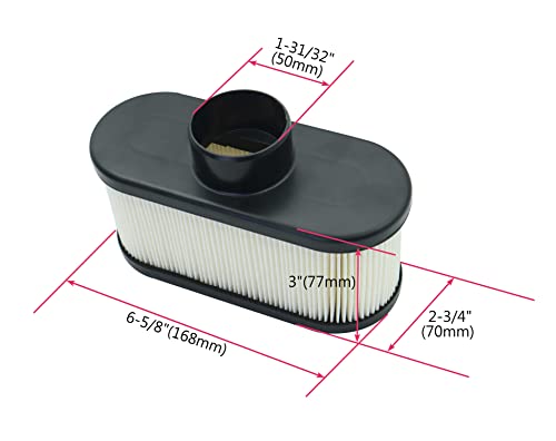 11013-7047 Air Filter with 49065-7007 oil Filter for KAWASAKI FR651V FR691V FR730V FS481V FS541V FS600V FS651V FS691V FS730V 4-Cycle Engine Lawn Mower Tractor Tune Up Kit - Thumbnail 2