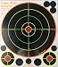 75 Pack - 8" Reactive Splatter Targets - Glowshot - Multi Color - Gun and Rifle Targets - Glow Shot (Adhesive Multi-Color - 75 Pack)