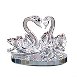 Photo Gallery desiumite crystal-swan - scultura decorativa per la casa, soggiorno, scrivania, statuetta d arte contemporanea (bianco) Photo Gallery desiumite crystal-swan - scultura decorativa per la casa, soggiorno, scrivania, statuetta d arte contemporanea (bianco)