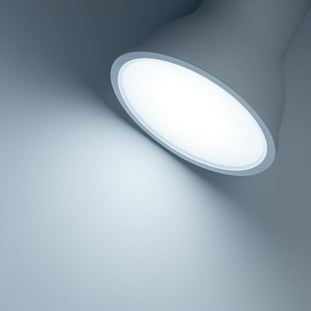 Kanlux TOMIv2 GU10 LED Bulbs 1.2W 10-Pack | Warm/Neutral/Cool White 3000K-6500K | Low Brightness Spotlights | Energy Saving | Long Life 25,000h | Non-Dimmable | Indoor LED Light (6500K Daylight White)