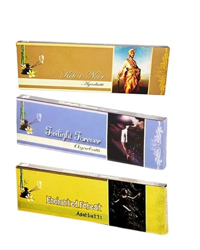 Image of Eternia Mystical Forest Burning Incense Sticks | Aromatic Agarbatti for Soothing Fragrances Long Lasting Aroma | Pack of 3