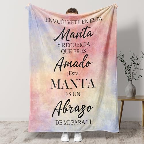 Tulolvae Regalos Originales para Mujer, Suave Manta Regalo Cumpleaños Mujer, Regalo Original para Madre Amiga Abuela Hermana De Navidad Cumpleaños Dia De La Madre