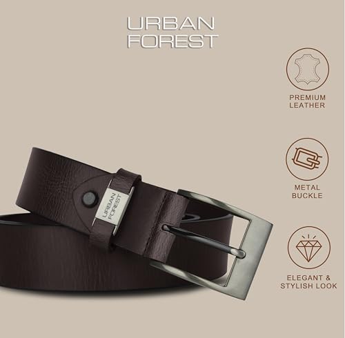 Image of URBAN FOREST Oak Casual Leather Belt for Men