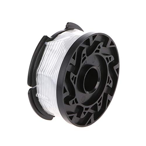 jackyee Grass Head Coil (1 Spring + 1 Cover + 1 Black Coil) Professional Autofeed Line String Trimmer Replacement Spool Cap Set For Black & Decker
