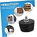 NUOBESTY 4pcs Threaded Vibration Rubber Feet for Machinery Adjustable Leveling Pads for Industrial Home Use Non Slip Design for Enhanced Stability Safety