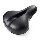 Agapo bike seat, Saddle Cushion, Cruiser Gel, Shockproof, Black