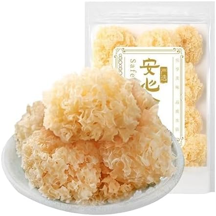 Dried white fungus,Tremella (50g/bag) red date white fungus soup,dried vegetables,healthy breakfast,instant food,soup,snack gifts,multi-grain porridge,Dried Mushrooms,dessert (2 bags)