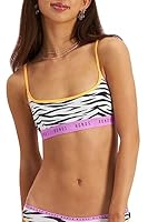 Bonds Women's Icons Scoop Crop, ZAP Zebra (1 Pack), 10
