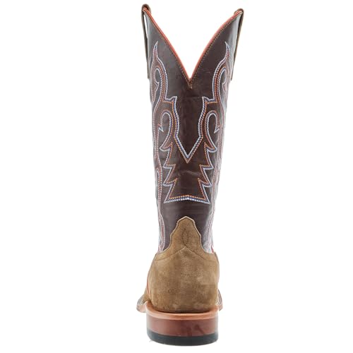 Horse Power Men's Horsepower Growler Western Boot Wide Square Toe Tan 10 D(M) US3