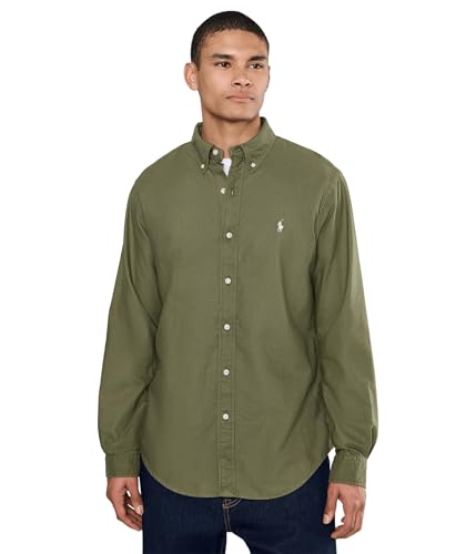 Image of POLO RALPH LAUREN Men's Classic Fit Plaid Oxford Shirt