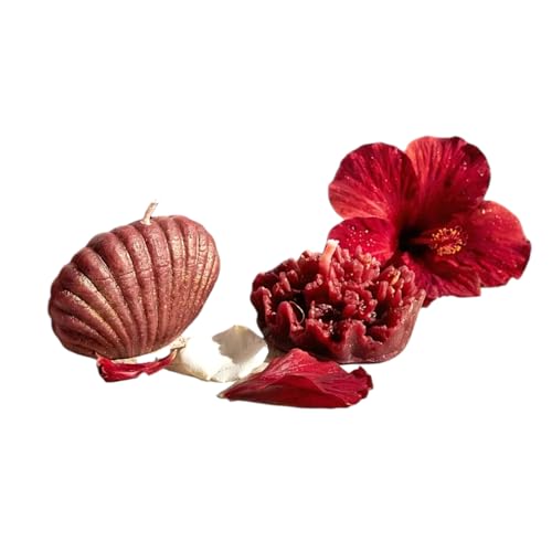 Idée cadeau bougie artisanale aux fleurs séchées pour offrir un moment de guérison