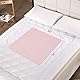 2 Stück Inkontinenzblätter Waschbare Bettpolster, Inkontinenzauflage Weiß & Rosa - 86x91 cm Wasserdichter Matratzenschutz Urinbenetzungsmatte für Doppel-Einzelbett