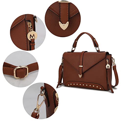Image of MKF Collection Crossbody Bag for Women, Vegan Leather Designer Shoulder Bag Purse Handbag By Mia K