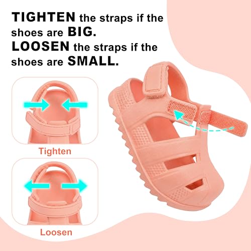 Image of ChayChax Toddler Classic Fisherman Sandals Boys Girls Closed Toe Water Pool Beach Sandal Naturally Splay